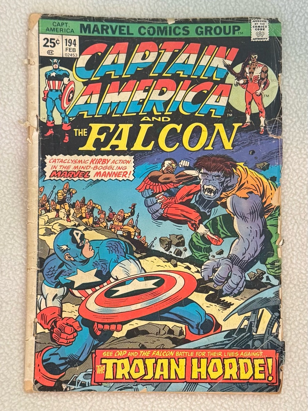 Captain America #194: “The Trojan Horde!”, Marvel 1976